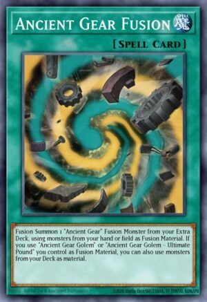 Ancient Gear Fusion - Legendary Duelists: Season 1 (Secret Rare)