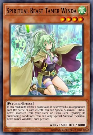 Spiritual Beast Tamer Winda - Raging Tempest (Rare)