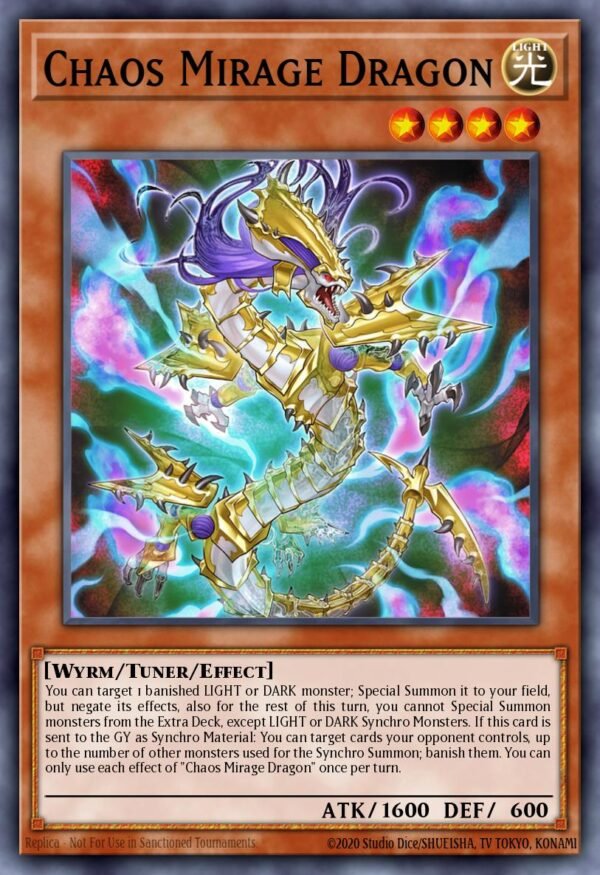 Chaos Mirage Dragon - Photon Hypernova (Super Rare)