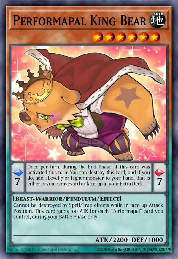 Performapal King Bear - Starter Deck: Yuya (Ultra Rare)