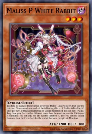 Maliss P White Rabbit - Crossover Breakers (Quarter Century Secret Rare)