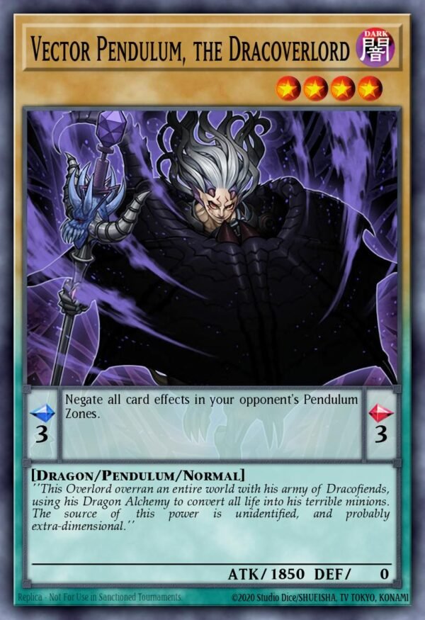 Vector Pendulum, the Dracoverlord - Dimension of Chaos (Super Rare)