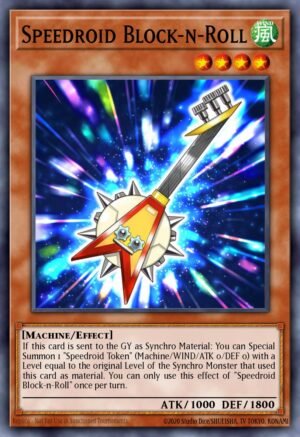 Speedroid Block-n-Roll - Rise of the Duelist (Super Rare)