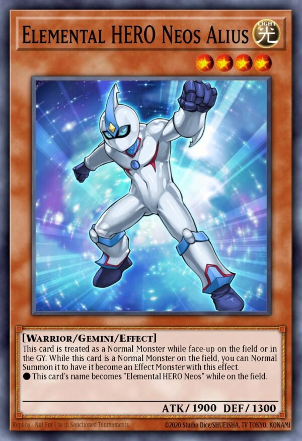 Elemental HERO Neos Alius - Quarter Century Bonanza (Platinum Secret Rare)