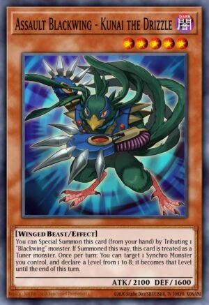 Assault Blackwing - Kunai the Drizzle - 2016 Mega-Tin Mega Pack (Rare)