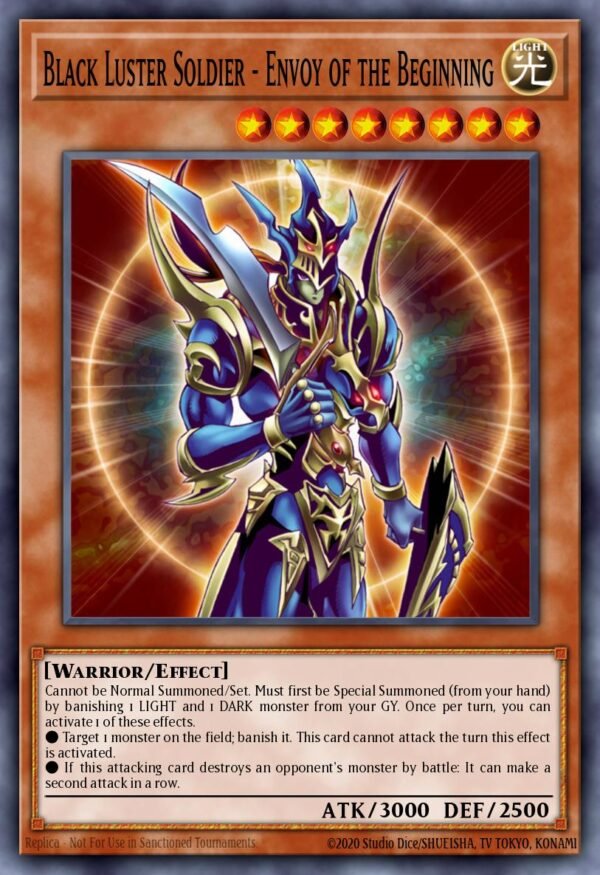 Black Luster Soldier - Envoy of the Beginning - Legendary Collection 3: Yugi's World Mega Pack (Secret Rare)
