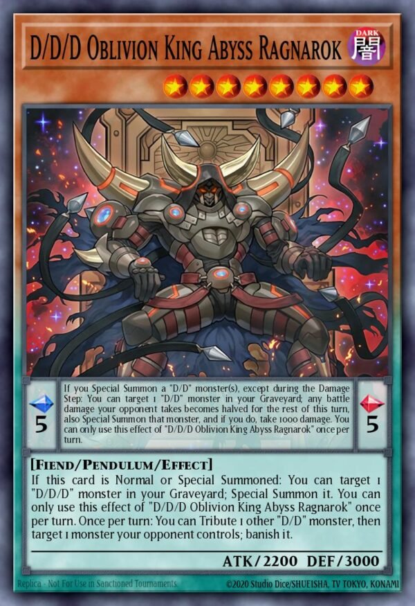D/D/D Oblivion King Abyss Ragnarok - Dimension of Chaos (Rare)