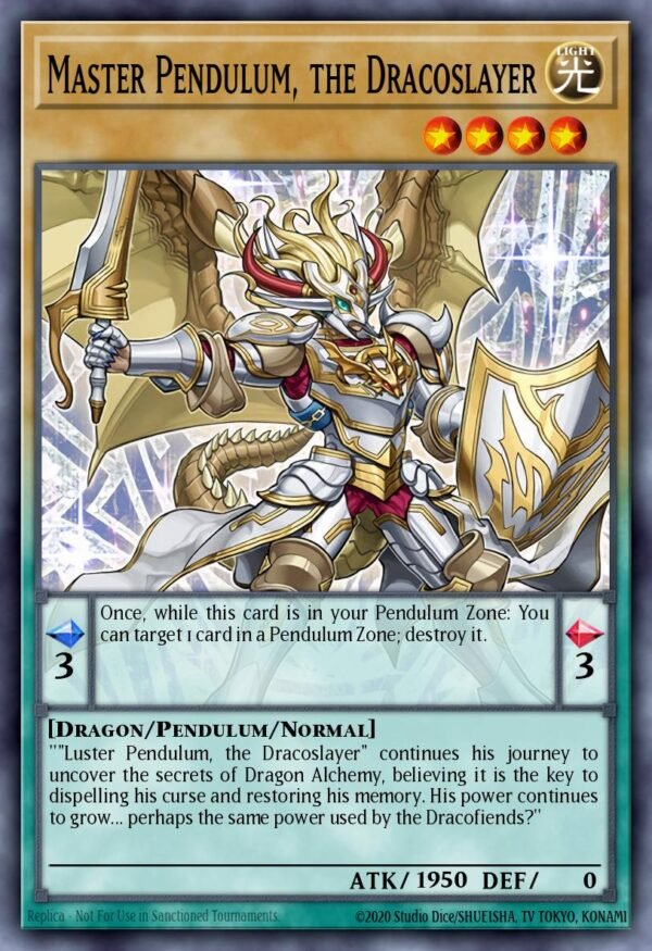 Master Pendulum, the Dracoslayer - Breakers of Shadow (Super Rare)