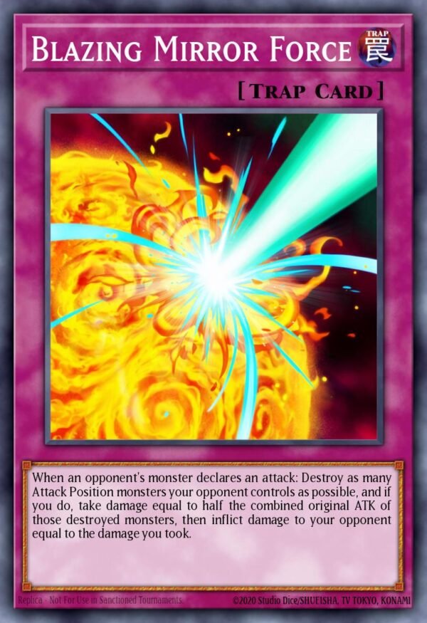 Blazing Mirror Force - Dimension of Chaos (Secret Rare)