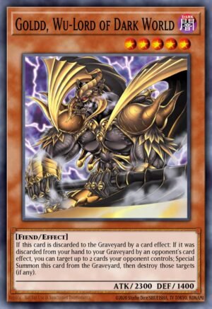 Goldd, Wu-Lord of Dark World - Elemental Energy (Super Rare)