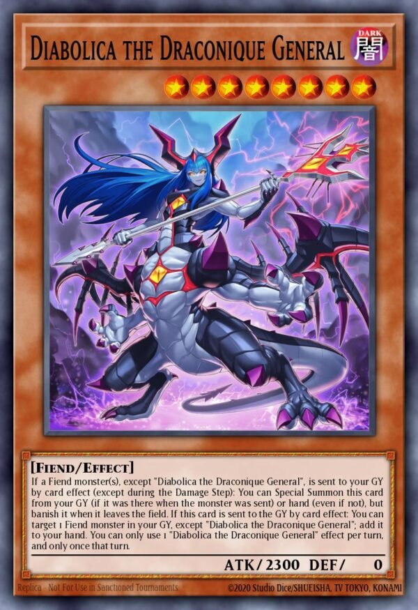 Diabolica the Draconique General - Duelist Nexus (Common)