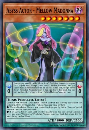 Abyss Actor - Mellow Madonna - Legendary Duelists: White Dragon Abyss (Super Rare)