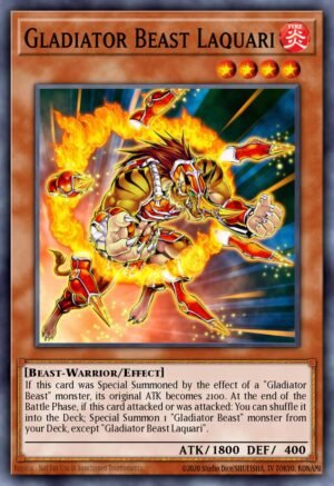 Gladiator Beast Laquari - Turbo Pack: Booster Five (Super Rare)