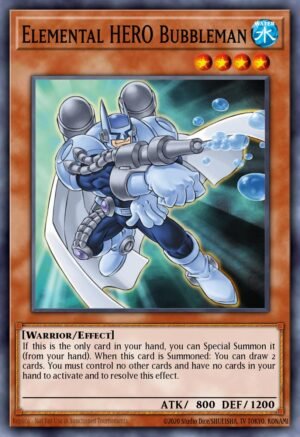 Elemental HERO Bubbleman - Yu-Gi-Oh! Elemental Hero Collection 1 (Secret Rare)