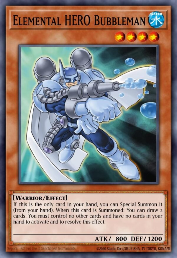 Elemental HERO Bubbleman - Yu-Gi-Oh! Elemental Hero Collection 1 (Secret Rare)