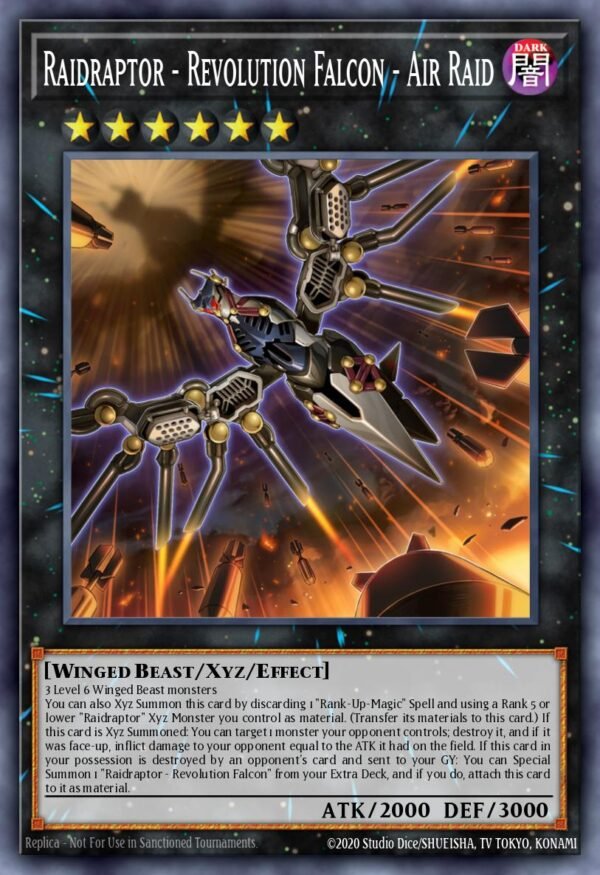 Raidraptor - Revolution Falcon - Air Raid - Rise of the Duelist (Super Rare)