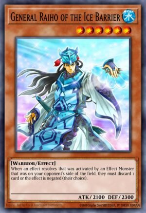 General Raiho of the Ice Barrier - Structure Deck: Freezing Chains (Common)