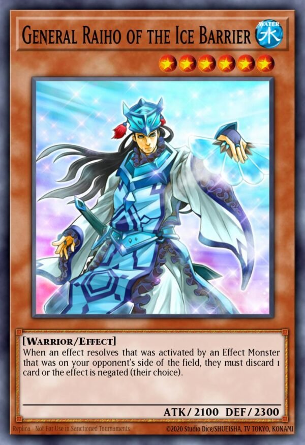 General Raiho of the Ice Barrier - Structure Deck: Freezing Chains (Common)