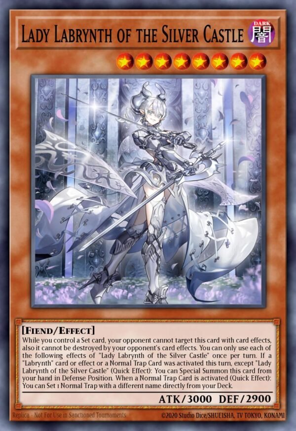 Lady Labrynth of the Silver Castle - Darkwing Blast (Secret Rare)