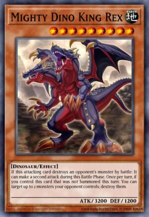 Mighty Dino King Rex - Duelist Nexus (Super Rare)