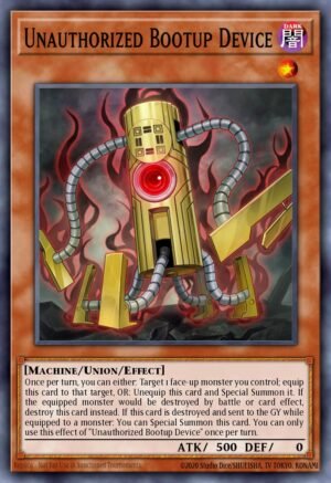 Unauthorized Bootup Device - Rise of the Duelist (Common)