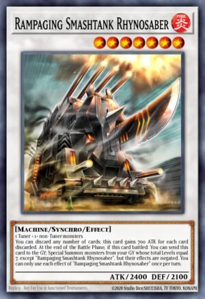 Rampaging Smashtank Rhynosaber - Rise of the Duelist (Super Rare)