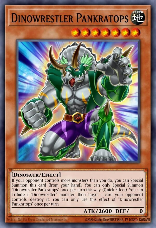 Dinowrestler Pankratops - Battles of Legend: Hero's Revenge (Secret Rare)