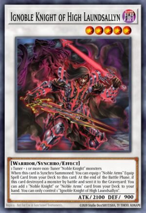 Ignoble Knight of High Laundsallyn - Noble Knights of the Round Table Box Set (Platinum Rare)