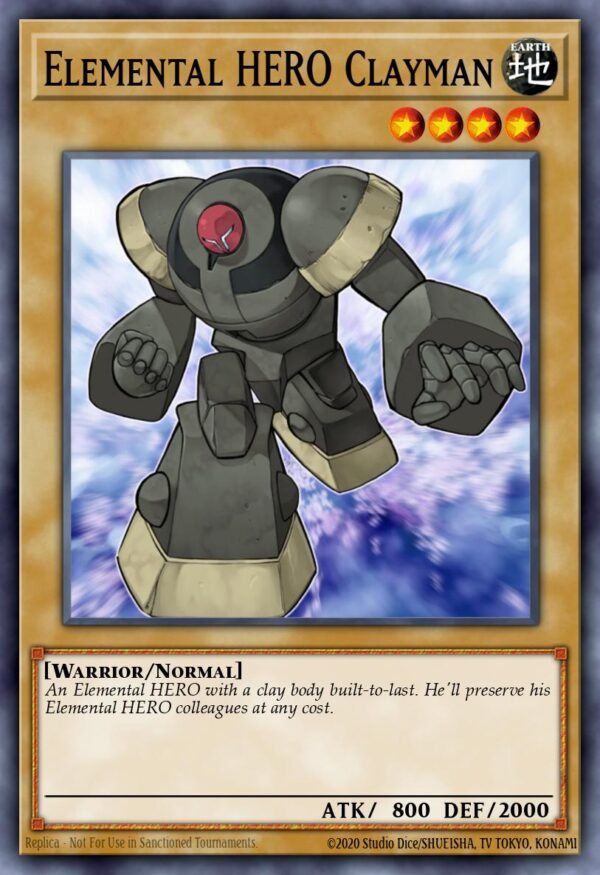 84327329-8.jpg Elemental HERO Clayman - Starter Deck: Jaden Yuki (Common)