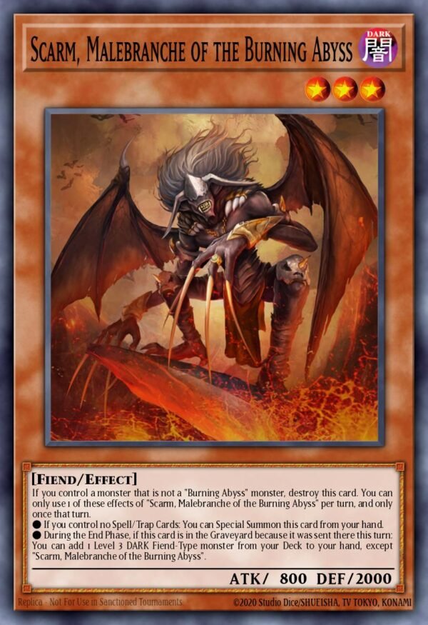 Scarm, Malebranche of the Burning Abyss - Astral Pack Seven (Super Rare)