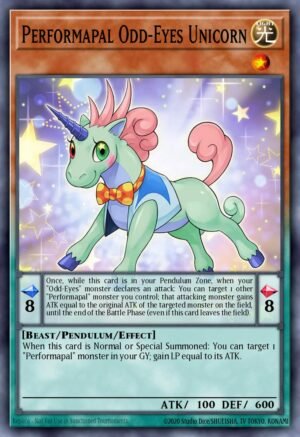 Performapal Odd-Eyes Unicorn - Shining Victories (Rare)
