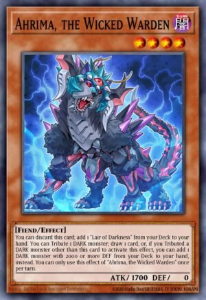 Ahrima, the Wicked Warden - Egyptian God Deck: Slifer the Sky Dragon (Common)