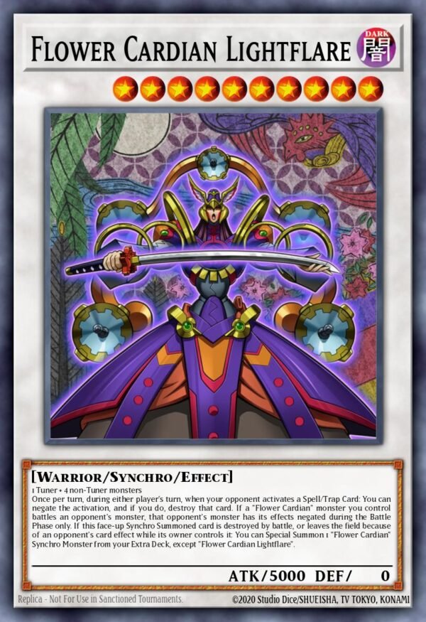 Flower Cardian Lightflare - Raging Tempest (Rare)