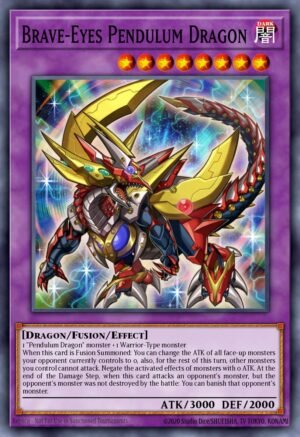 Brave-Eyes Pendulum Dragon - Raging Tempest (Secret Rare)