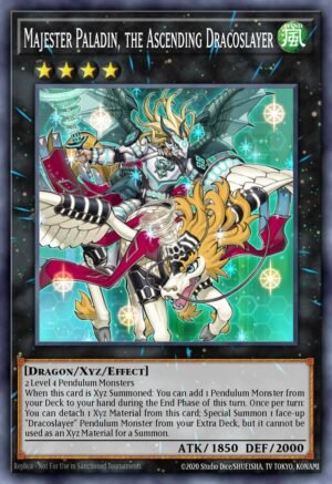 Majester Paladin, the Ascending Dracoslayer - Dimension of Chaos (Ultra Rare)