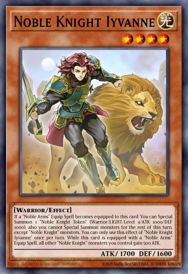 Noble Knight Iyvanne - 2019 Gold Sarcophagus Tin Mega Pack (Rare)
