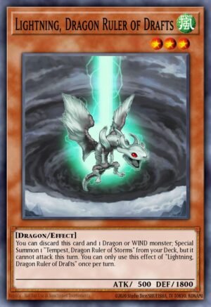 Lightning, Dragon Ruler of Drafts - Quarter Century Bonanza (Platinum Secret Rare)
