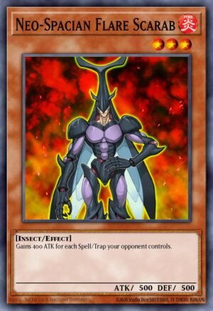 Neo-Spacian Flare Scarab - Shadows in Valhalla (Super Rare)