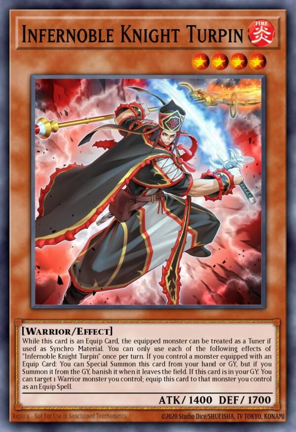 Infernoble Knight Turpin - Duelist Nexus (Super Rare)
