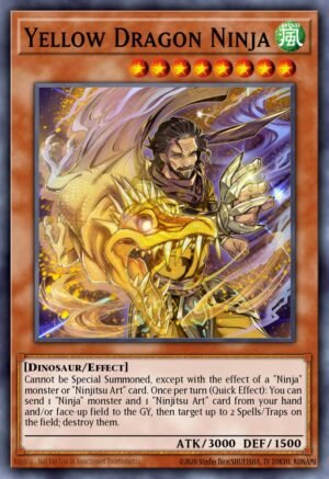 Yellow Dragon Ninja - Shadows in Valhalla (Secret Rare)