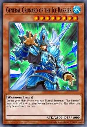 General Grunard of the Ice Barrier - Structure Deck: Freezing Chains (Common)