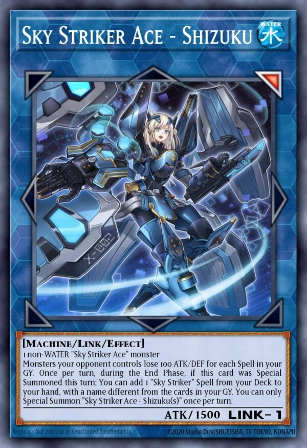 Sky Striker Ace - Shizuku - Quarter Century Bonanza (Platinum Secret Rare)