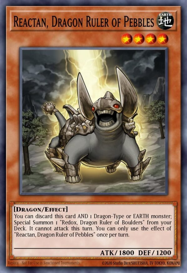 Reactan, Dragon Ruler of Pebbles - Quarter Century Bonanza (Platinum Secret Rare)