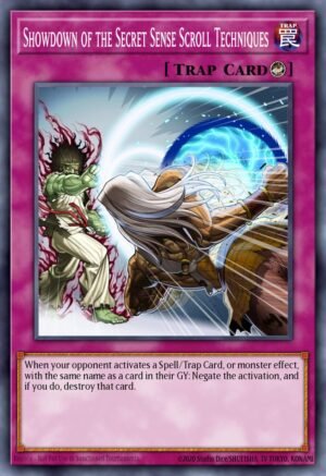 Showdown of the Secret Sense Scroll Techniques - 2018 Mega-Tin Mega Pack (Common)