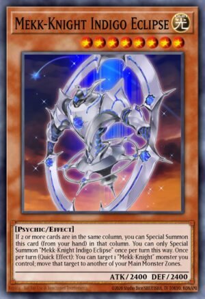 Mekk-Knight Indigo Eclipse - 2018 Mega-Tin Mega Pack (Super Rare)