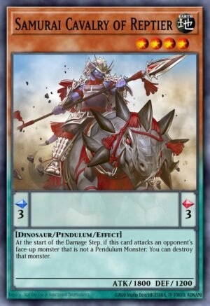 Samurai Cavalry of Reptier - Dimension of Chaos (Rare)