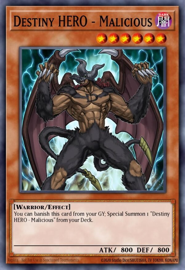 9411399-7.jpg Destiny HERO - Malicious - Legendary Hero Decks (Common)
