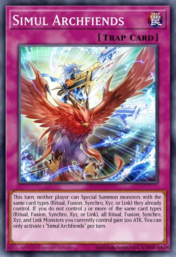 Simul Archfiends - Darkwing Blast (Super Rare)