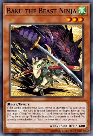 Baku the Beast Ninja - Darkwing Blast (Super Rare)