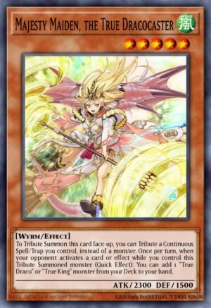 Majesty Maiden, the True Dracocaster - 2018 Mega-Tin Mega Pack (Ultra Rare)